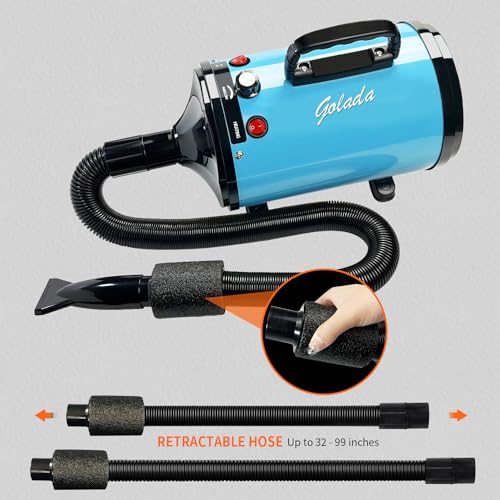 Golada 001 Professional Pet Grooming Dryer, High Velocity Dog Hair Dryer thumb #1