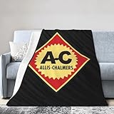 Voglawear Allis Chalmers Ultra-Soft Micro Fleece Blanket Soft Comfortable Flannel Blanket Available for Bed Couch Living Room, Black