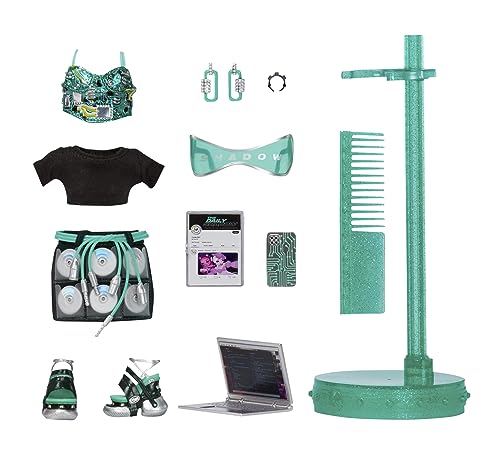 Rainbow High Shadow High Series 3, Berrie, Green Fashion Doll, Fashionable Outfit & 10+ Colourful Play Accessories - Image 4