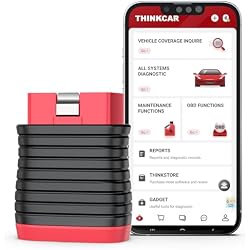 THINKCAR THINKDIAG BD6 OBD2 Scanner Bluetooth,Wireless All System Code Reader Diagnostic Tool for iOS & Android,5+ Hot Reset Bluetooth OBD2 Scanner for Car Check Engine Light, Lifetime Free Update