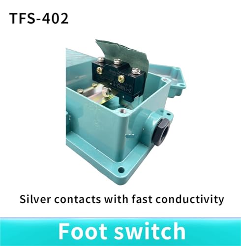 Interrupteur à pédale TFS-402 à réinitialisation automatique robuste