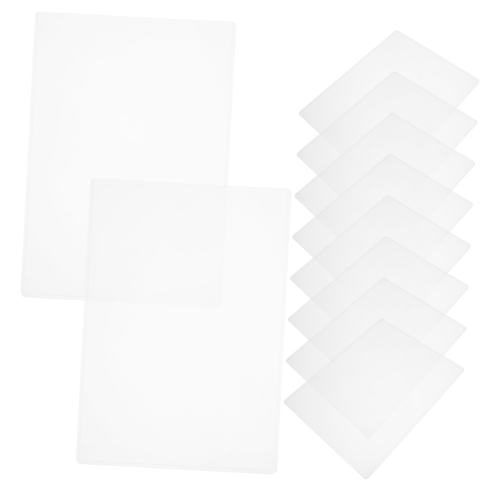 NUOBESTY 30piezas Soportes Transparentes Para Fotos Carpetas Menús Álbumes y Marcos Fundas Protectoras De Plástico y Visibles