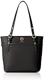 Anne Klein Pocket Small Tote, Black mm, One Size