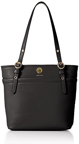Anne Klein womens POCKET SMALL TOTE, black mm, One Size