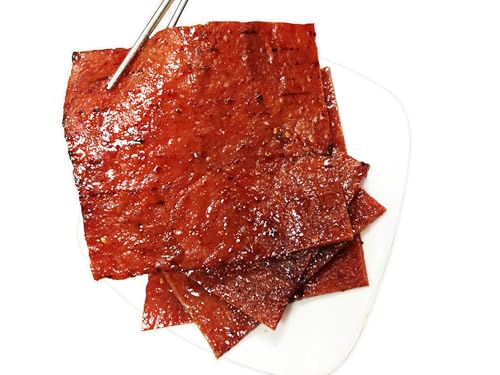 Singapore Street Food, Fire-Grilled Pork Jerky (Sweet Spicy Flavor 12oz) *Fresh Grilled to Order *Shipped the Same Day *L.A. Times "Handmade Gift" Winner