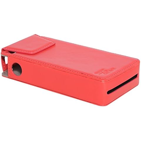 Ritz Gear Leatherette Case for Kodak Mini PM210 Printer - Custom Design for Snug Fit (Red) Cover