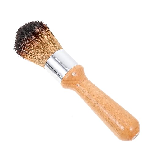 KALLORY Soft Dusting Brush Paintbrush Cleaners Natural Cleaner Household Cleaner Dusting Brush for Figures Hand Wood Duster Brushes Beech Wooden Brush Wood Carving Cleaning Brush