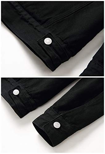 Men's Fleece Lined Jean Jacket Winter Sherpa Windbreaker Cotton Denim Trucker Jacket3