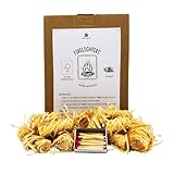 BELMIN Pastillas de Encendido Barbacoa Carbon y Leña + Pastillas Encendido Chimenea, Encendedor Barbacoa Ecológico, Sin Olores, Llama Potente, Para Estufa de Leña y Chimenea, Fire Starter, Caja de 100