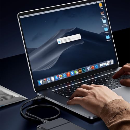 Cable tipo C compatible con Thunderbolt para transferencia de datos 20 Gbps 4