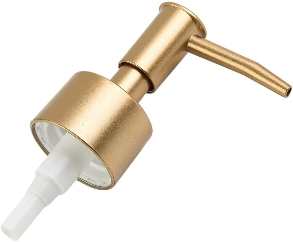 Soap Pump Replacement, Soap Dispenser Pump Replacement Standard 28/400 Pump Head, Reusable Replacement Pump for Soap Dispenser(Matte Gold) - Image 7