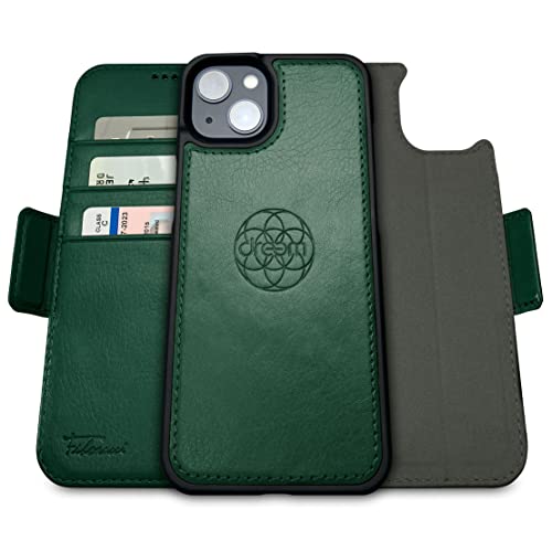 dreem 3-in-1 Wallet Case for iPhone 14/16e/17e, Green