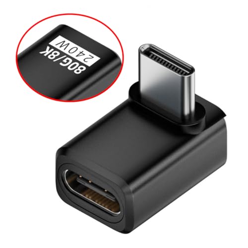 Adaptador USB 5.0 macho a hembra ángulo con 240W USB-C miniatura 2