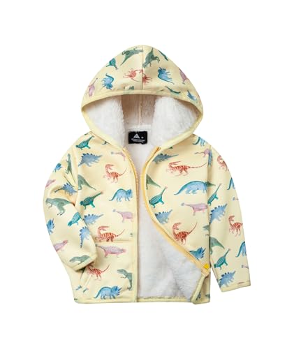 Image of V VALANCH Toddler Fleece Jacket Boys Girls Zip Up Hoodie Sweatshirt | Full Fleece Lining Throughout, Thick Warm, Cartoon, for Casual, School, Outerwear, Winter
