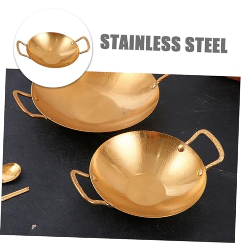 Wok metálico de acero inoxidable Zerodeko Amphora 33 cm miniatura 3