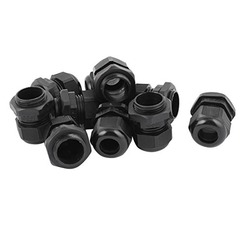Aexit 10 Piezas Conectores Impermeables de Plástico Negro miniatura 1