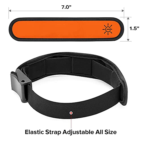 Ezerfy Light Up Led Arm Band For Running - 2 Pack Reflective Led Bracelet Flashing Led Sports Wristband, Glow Bracelets For Concerts, Festivals, Sports, Raves, Emergency Supplies #TOP3