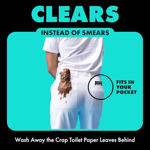 Image of DUDE Wipes On-The-Go Mint Chill Travel Wipes-Extra-Large Adult Flushable Wipes - Infused with Tea Tree Oil, Vitamin E, and Aloe - Septic and Sewer Safe,30 Count (Pack of 4)