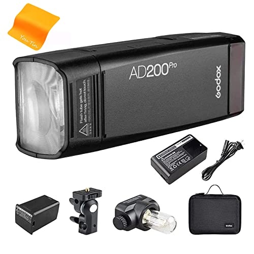 Godox Flash Strobe Ad200 Pro Ad200Pro 2.4G Pocket Speedlite Flash Photography Lighting For Canon Nikon Sony Fuji Olympus Panasonic Pentax Camera #TOP20