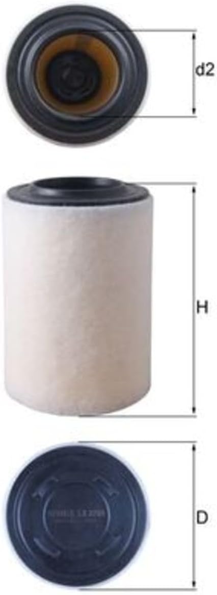 MAHLE LX 3286 - Air Filter Car - Engine