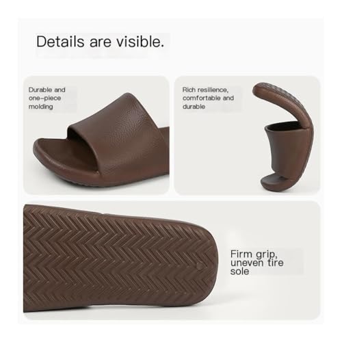 Sandals, Summer Home Men's and Women's Slippers Outside Wear Flat Bottom One Word Shower Shoes3