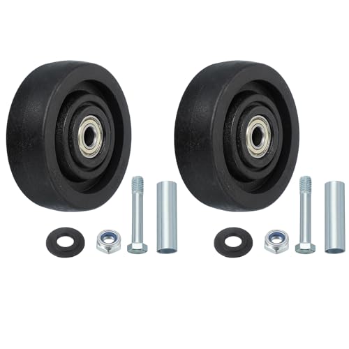 Roues de rechange de 10,2 cm pour réparer le chariot du jardin
