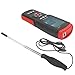 Jeanoko Digital Anemometer Handheld GT8911, LCD Wind Speed Volume Meter, Precise Sensitive Hotwire Thermal Anemometer Probe