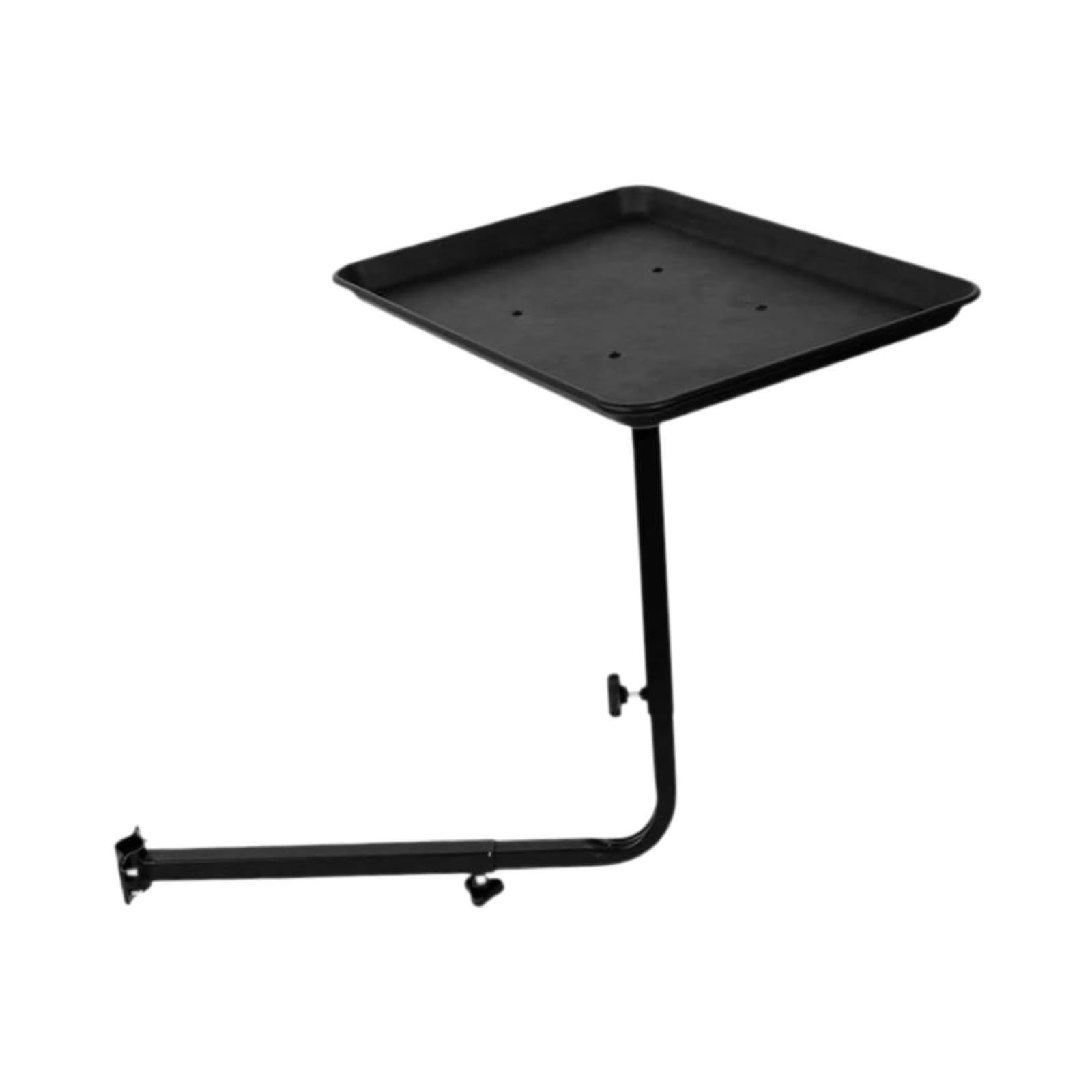 Bandeja metálica versátil para silla de salón, ideal para coloración y cuidado profesional del cabello. Bandeja para silla de barbería. Accesorio