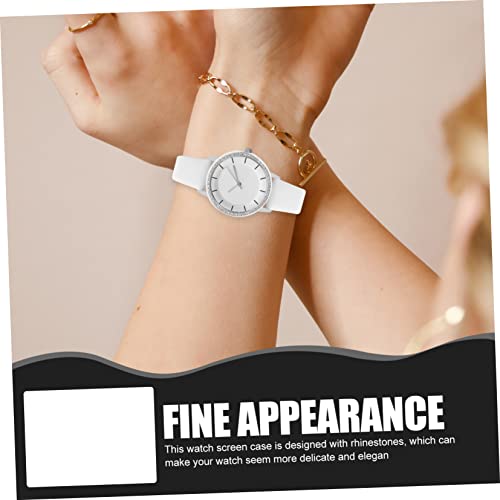 Coque Pixel Watch strass protection anti-rayures cadre creux