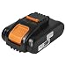 Produktbild EXTENSILO Akku kompatibel mit Worx WX678.9, WX548, WX548.9, WX550, WX550.1, WX550.9, WX543, WX678 Elektrowerkzeug (2500 mAh, Li-Ion, 20 V)