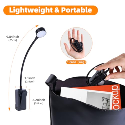 Luces de lectura recargables a granel mini linternas compactas 3 modos brillo para niños 3