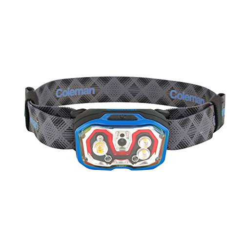 Coleman CXP Lampada led frontale, Grigio/Azzurro