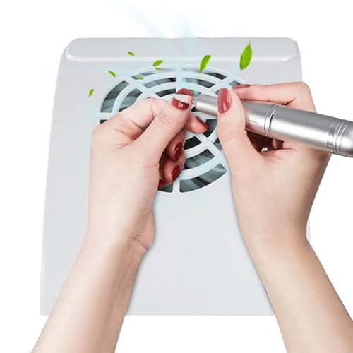 Máquina de aspiración de uñas, recolector de polvo eléctrico, potente ventilador de succión, herramienta de manicura profesional Característica principal, Categoría de equipos de belleza de salón para