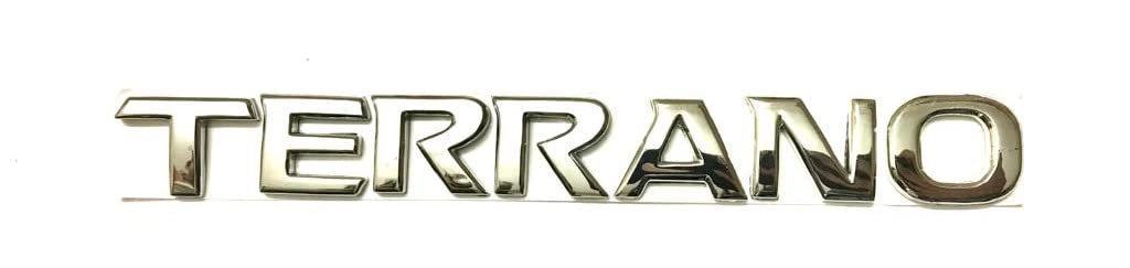 MVKS CAR Badge Emblem Monogram Logo Decal Wrap Sticker 3D Symbol Graphic Kit TERR1 Compatible with T-ERRANO