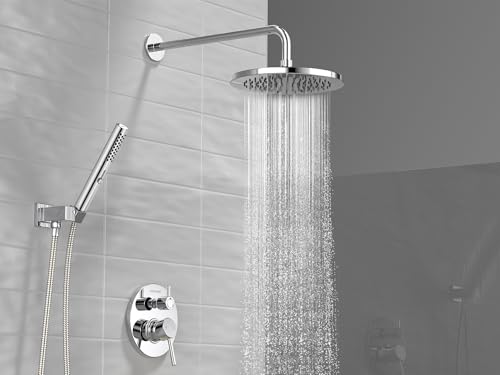 Image of Lava Odoro Modern Rain Shower System Faucet Set, SF104-C