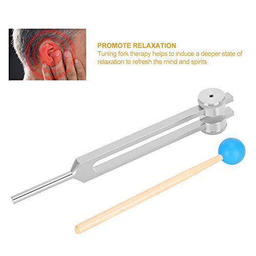 Diapasão de liga de alumínio de chakra, diapasão de frequência de 111 Hz de liga de alumínio, para i