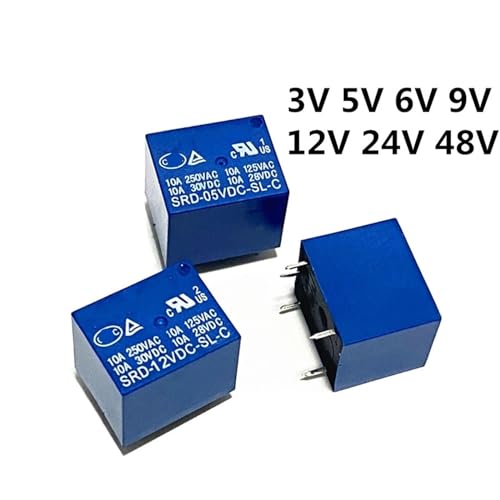 Relés SRD-03VDC-SL-C para automatización de luces en el hogar inteligente 2