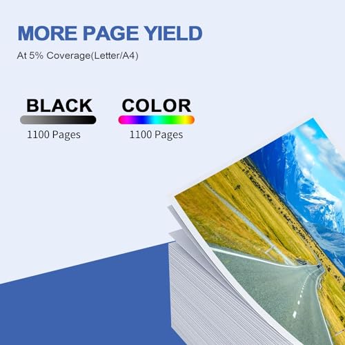 812XL Ink Cartridges 3pk Replacement for Epson 812XL Ink Cartridges Combo Pack for Workforce Pro WF-7840 WF-7820 WF-7310 EC-C7000 Printer (T812, Cyan, Magenta, Yellow 3 Pack)