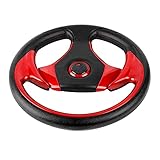 【Control mejorado】: diseñado específicamente para un manejo preciso, este volante de deriva garantiza que cada giro y maniobra se sienta sin esfuerzo. El diseño minimiza el impacto de las vibraciones de la carretera, lo que permite un mayor control y estabilidad, ya sea que estés corriendo o circulando por la carretera. Experimente la emoción de conducir con un que se adapta a sus necesidades, haciendo que cada viaje sea emocionante. dirección de conducción manipular para f