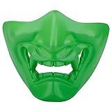【MATERIAL】 Máscara de TPU, diadema de neopreno. El color está hecho por un proceso de pintura ecológico, el color es firme, sin olor, verde y saludable. La transpirabilidad también es muy buena.