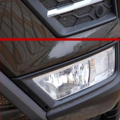 Cubierta de marco para luz antiniebla con acabado de alta resistencia para coche 4