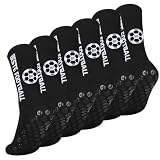 BESTE FOOTBALLGrip Socken Fussball,3 Paar Anti Rutsch Football Socks, Fußball Socken für Damen Kinder,Jungen Fußballsocken Rutschfeste Sportsocken Anti-Blasen & Gepolstert, 35-38 Fussballsocken
