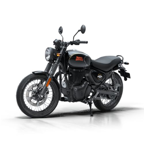 Image of Royal Enfield Hunter 350 with Disc & Spoke Wheels Motorcycle (Factory Black) Booking for Ex-Showroom Price