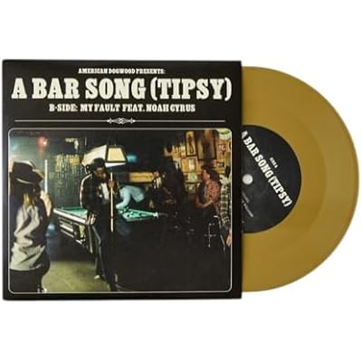 Shaboozey - A Bar Song (Tipsy)/My Fault (ft. Noah Cyrus) Exclusive Limited Gold Color 7-Inch Single