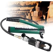 Hydraulic Nut Splitter, Nut Breaker Cutter Split Type with Hand Pump 12 Ton/ 16 Ton, Split Type Hydraulic Nut Cutter for Removing Rusty Screws Bolt,FYP-41