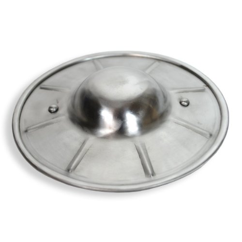 Gdfb Ab0122 Fluted Steel Buckler, 9" #TOP2