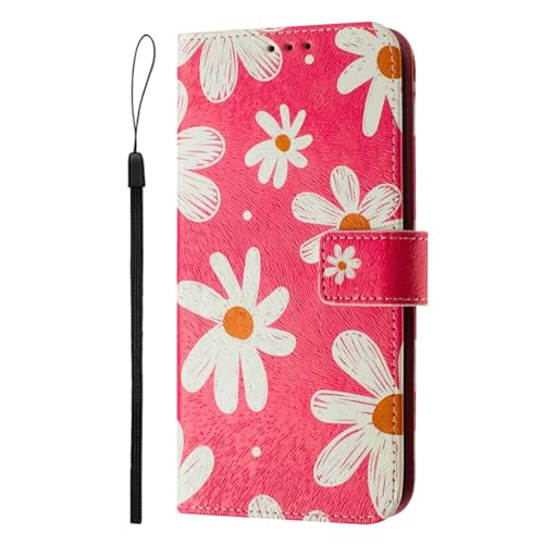 BEENTRYS Cuero Funda para Tecno Spark 6 GO Funda,Flores Soporte Ranura para Tarjeta Magnético Libro Tipo Cartera de Piel Billetera Tapa PU Carcasa para Tecno Spark 6 GO-16