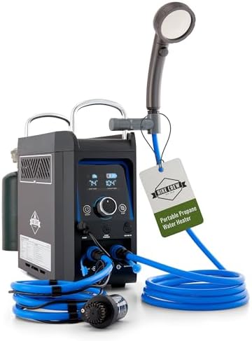 Hike Crew Propane Water Heater & Shower Pump, Portable Hot Water ...