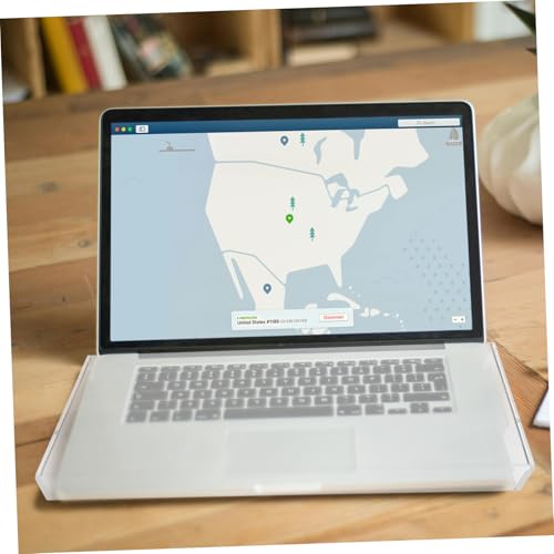 Protector de teclado de 17,3 pulgadas transparente en acrílico resistente contra polvo 5