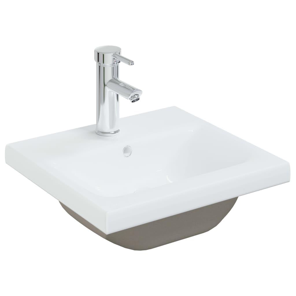 Lavabo Empotrado con Grifo cerámica 42x39x18 cm,Lavabos y fregaderos,Lavabos,10.3kg-148623